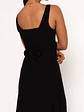 Archer Midi Dress - Black - thumbnail 4