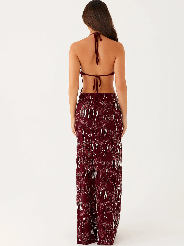 All For Love Maxi Dress - Burgundy 5