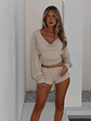 Abrielle Shorts Beige - thumbnail 2