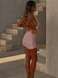 Adriana Mini Dress Pink Shimmer - thumbnail 8
