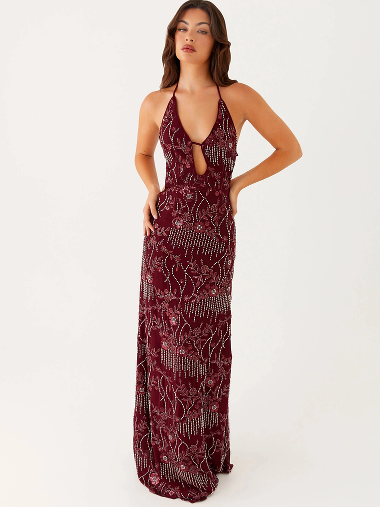 All For Love Maxi Dress - Burgundy 6