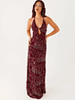 All For Love Maxi Dress - Burgundy - thumbnail 6