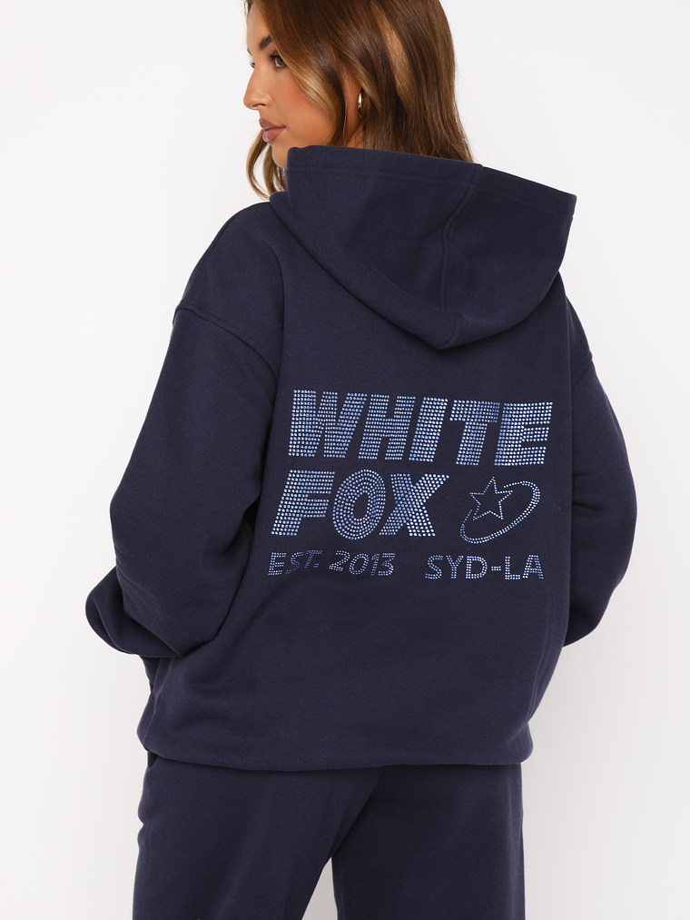 Always Shining Oversized Hoodie Navy 4