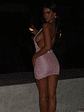 Adriana Mini Dress Pink Shimmer - thumbnail 9