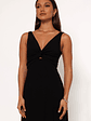 Archer Midi Dress - Black - thumbnail 6