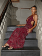 All For Love Maxi Dress - Burgundy - thumbnail 7