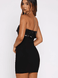 Always Winning Sequin Strapless Mini Dress Black - thumbnail 5