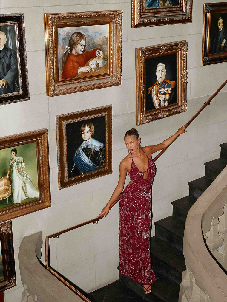 All For Love Maxi Dress - Burgundy 8