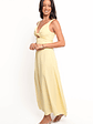 Archer Midi Dress - Butter Yellow - thumbnail 5