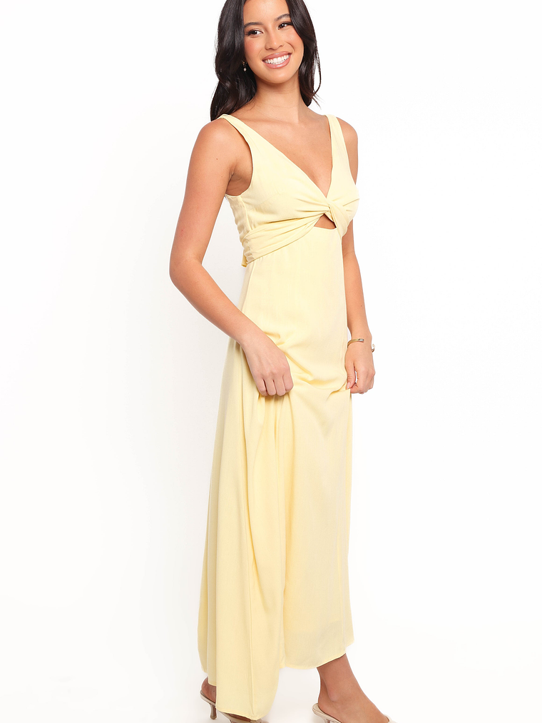 Archer Midi Dress - Butter Yellow 6