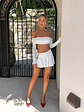 Alder Mini Skirt White - thumbnail 8