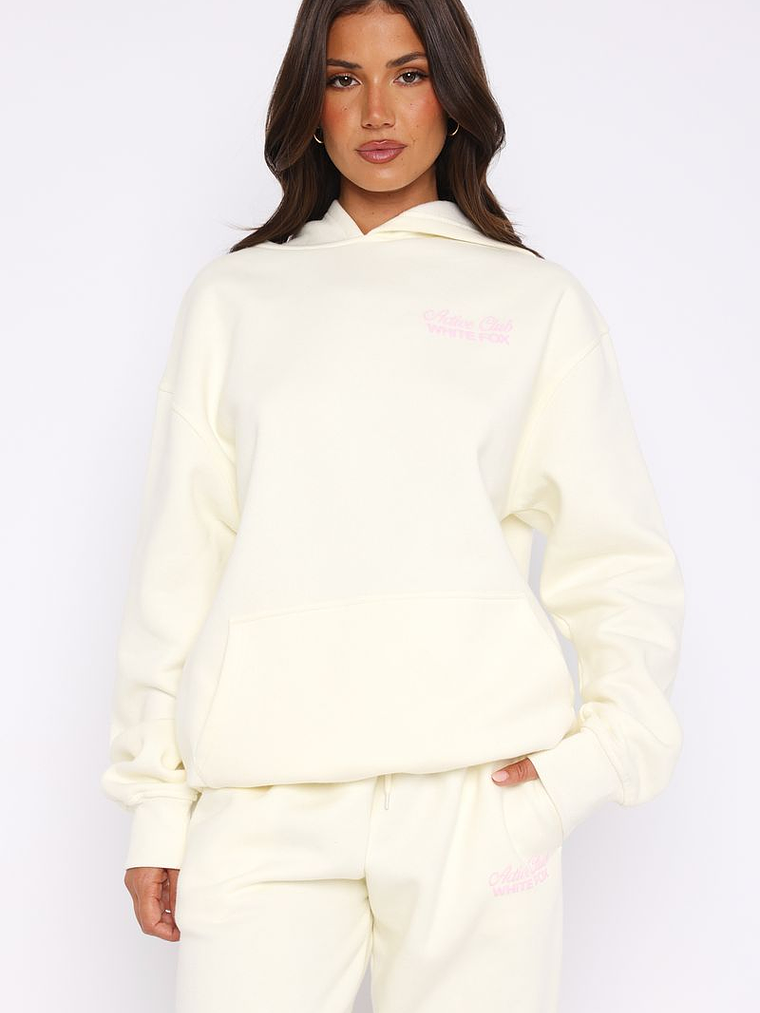 Active Club Oversized Hoodie Off White 2