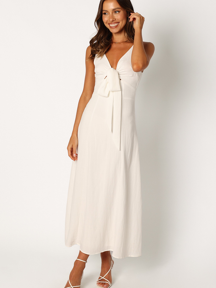 Archer Midi Dress - White 5