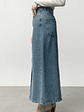 Aleksa Denim Midi Skirt | Medium Wash - thumbnail 6