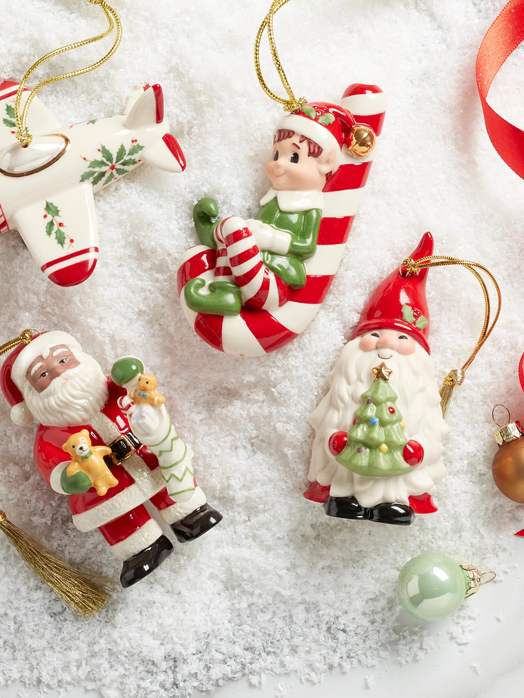 African American Santa & Stocking Ornament 3