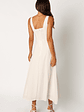 Archer Midi Dress - White - thumbnail 9