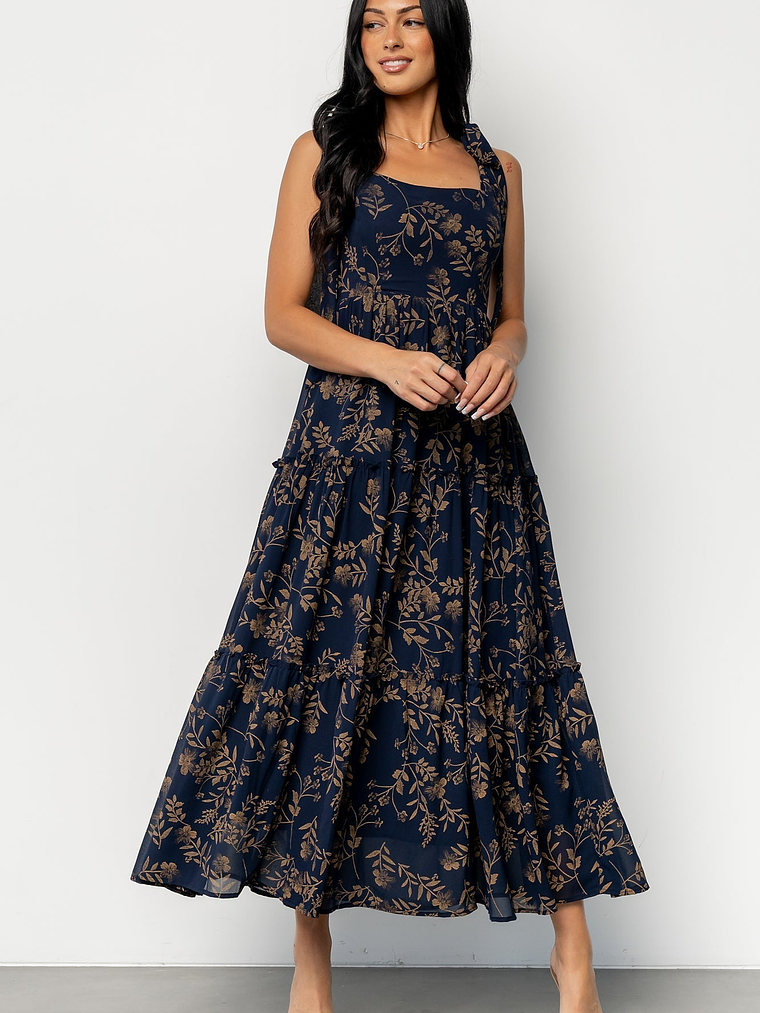 Anita Maxi Dress | Midnight + Gold Floral 1
