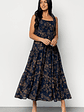 Anita Maxi Dress | Midnight + Gold Floral - thumbnail 1
