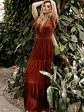 Artemis Velvet Maxi Dress | Dark Spice - thumbnail 1