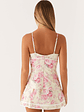 Artemis Corset Mini Dress - Vintage Pink Floral - thumbnail 4