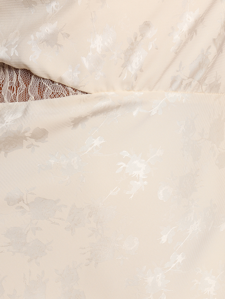 Anabelle Halter Neck Lace Maxi Dress - White 8