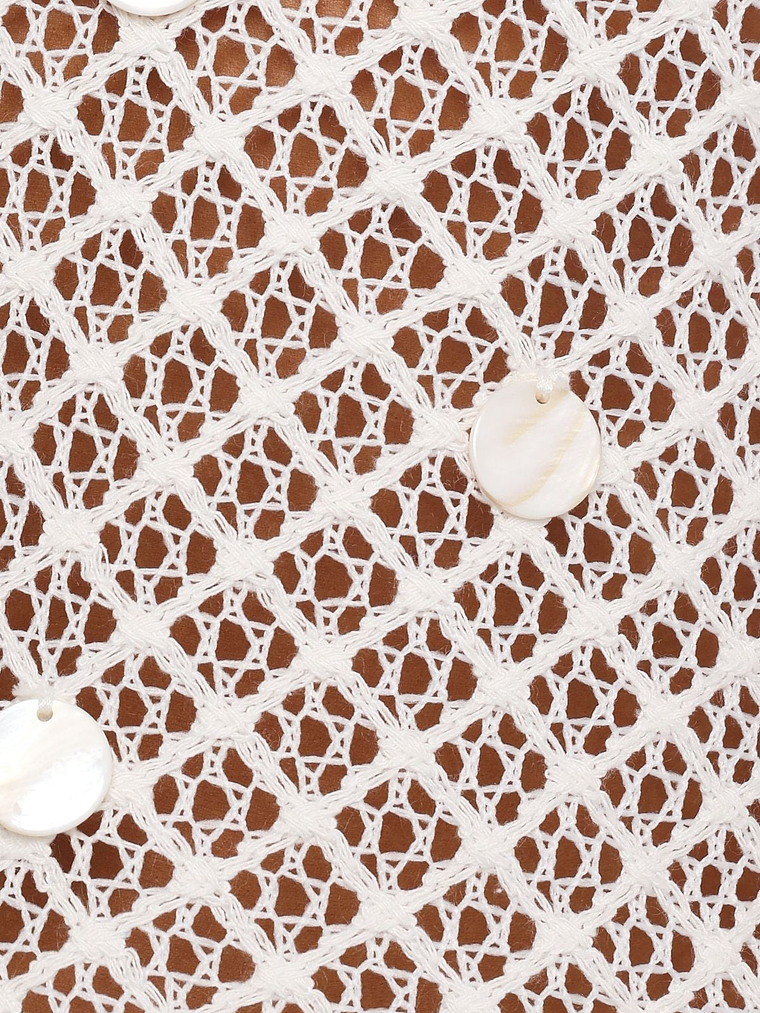 Amalfi Daydream Crochet Mini Dress White 7