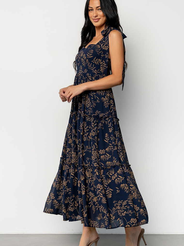 Anita Maxi Dress | Midnight + Gold Floral 3