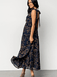 Anita Maxi Dress | Midnight + Gold Floral - thumbnail 4