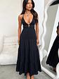 Amalie Maxi Dress - Black - thumbnail 5