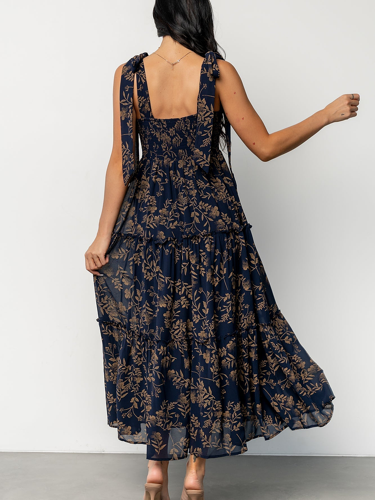 Anita Maxi Dress | Midnight + Gold Floral 5