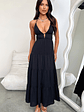 Amalie Maxi Dress - Black - thumbnail 6