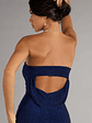 Ada Rhinestone Open Back Mini Dress - thumbnail 4