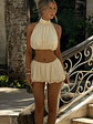 ANAHI MINI SKIRT BUTTERCREAM - thumbnail 1