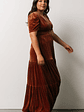Artemis Velvet Maxi Dress | Dark Spice - thumbnail 6