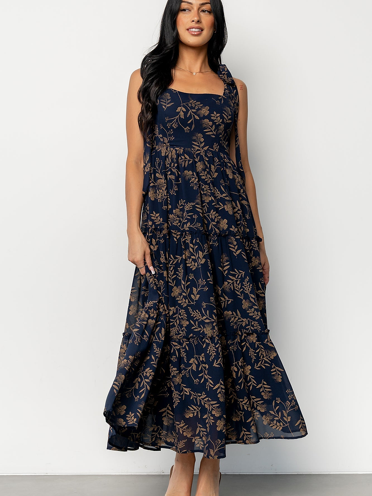 Anita Maxi Dress | Midnight + Gold Floral 6