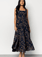 Anita Maxi Dress | Midnight + Gold Floral - thumbnail 6
