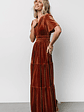 Artemis Velvet Maxi Dress | Dark Spice - thumbnail 7
