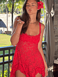 All Mine Red Lace Mini Dress - thumbnail 8