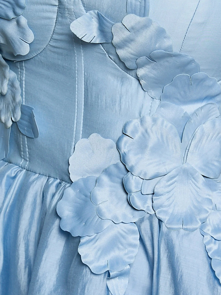 Amalie The Label - Lilou Flower Detail Corset Mini Dress 4