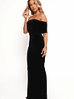 Adair Off Shoulder Maxi Dress - Black - thumbnail 5