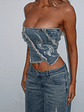 Anais Top Blue Denim - thumbnail 3