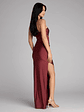 Anisley Strapless High Slit Column Formal Dress - thumbnail 28