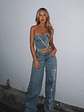 Anais Top Blue Denim - thumbnail 1