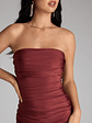 Anisley Strapless High Slit Column Formal Dress - thumbnail 29