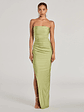Anisley Strapless High Slit Column Formal Dress - thumbnail 32