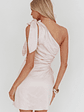 Analeigh One-Shoulder Keyhole Waist Mini Dress Pink - thumbnail 2