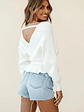 Amara Long Sleeve Knit Top Ivory - thumbnail 6