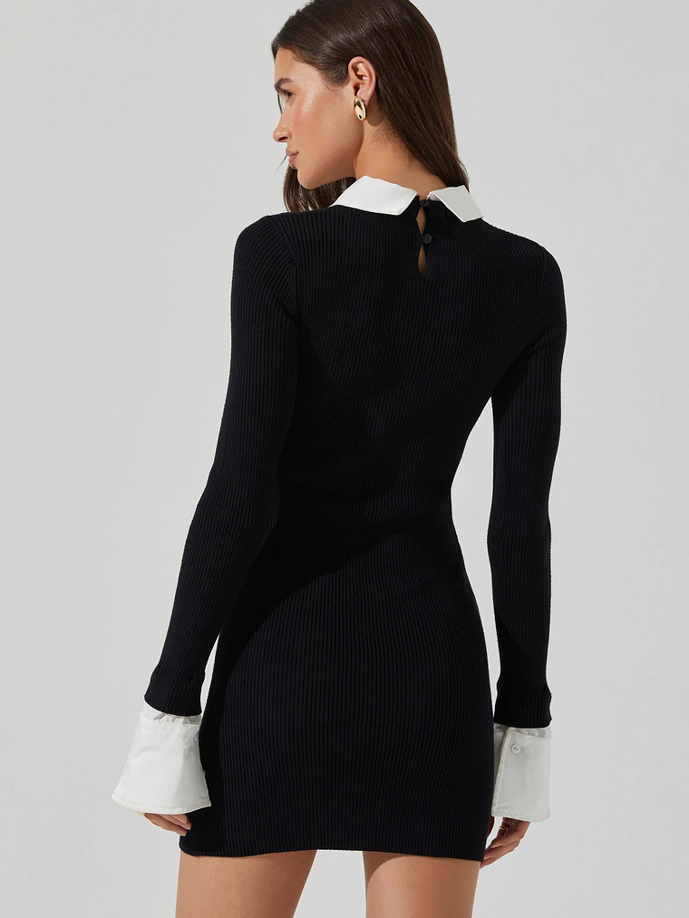 Alexia Mixed Media Mini Dress 5