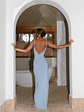 Anastasia Maxi Dress - Blue - thumbnail 2