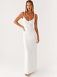 Anastasia Maxi Dress - Ivory - thumbnail 1